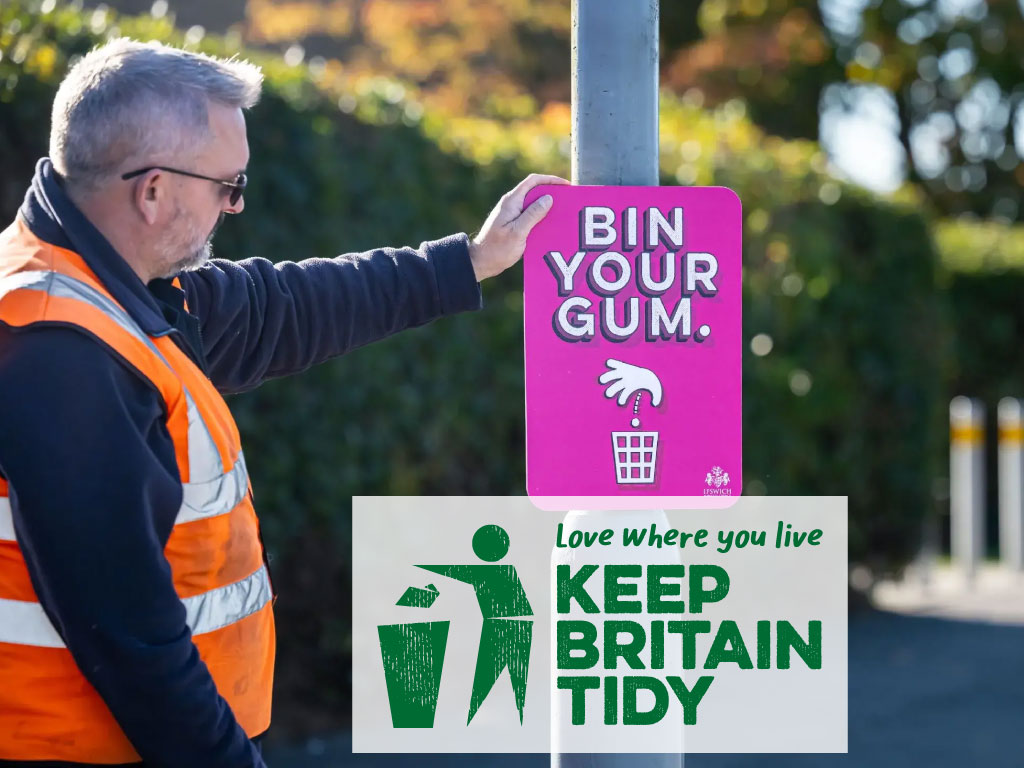 keep britain tidy exterius chewing gum grant fb3