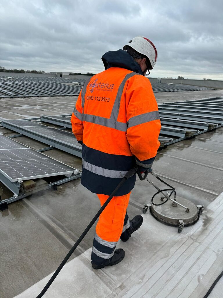 warehouse Roof Cleaning